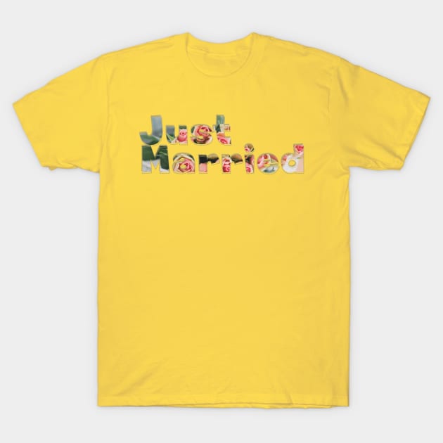 Just Married T-Shirt by afternoontees